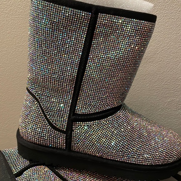 Hot Tomato Shoes - Rhinestone: Color sky stone flash …